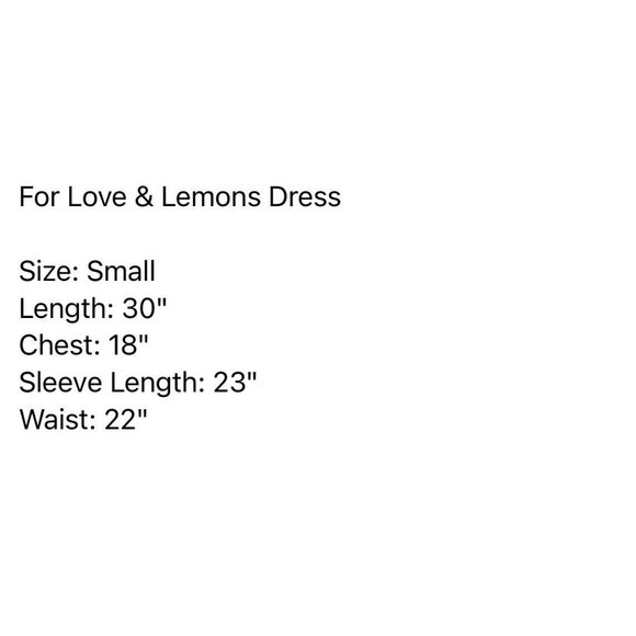 For Love & Lemons Red Daphne Lace Off-Shoulder Long Sleeve Dress Women Sz S $320 - Picture 10 of 12